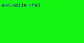 экология чай